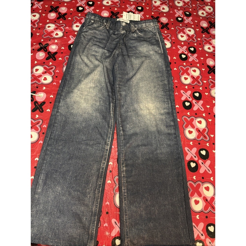 Wide Leg Denim Jeans